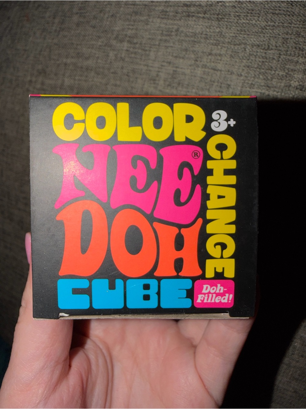 Color Nee Doh Change Cube - Multi-Color Kids Art Toy